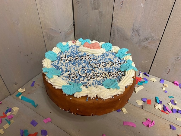 GEBOORTETAART/BESCHUITTAART